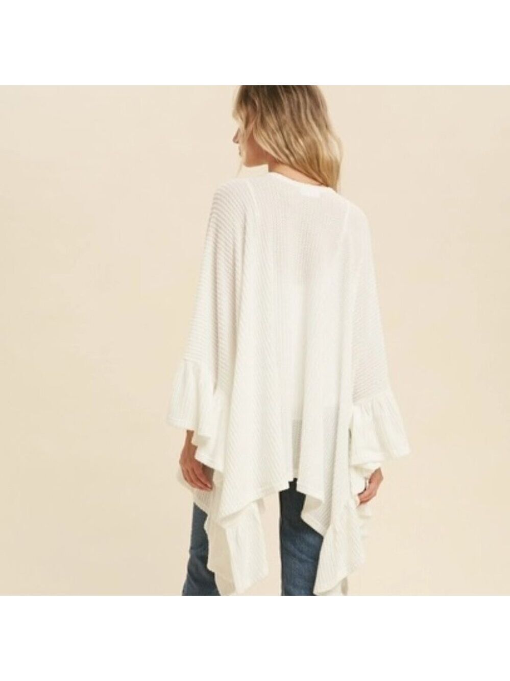 FINAL PIECES!!! ($16) Ruffle Hem Cardigan - Picture 8 of 8